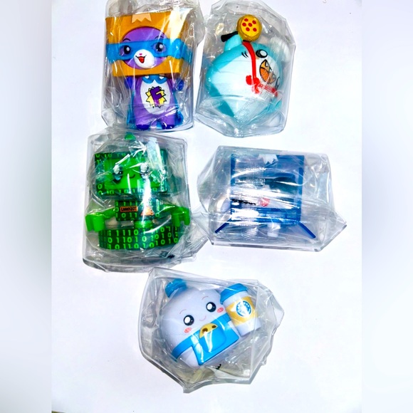 Lankybox Series 4 set of 5 Figurines. BRAND NEW! STILL IN PLASTIC WRAPPING! - Picture 1 of 9